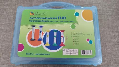 Baert - Koffer met 5 zandlopers, Kinderen en Baby's, Speelgoed | Educatief en Creatief, Zo goed als nieuw, Ontdekken, Ophalen