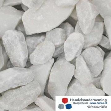Extra witte breuksteen rotsen schanskorf deco wit contrast beschikbaar voor biedingen