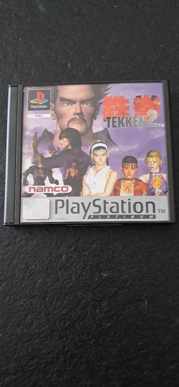 PS1 Tekken 2 Platinum compleet beschikbaar voor biedingen