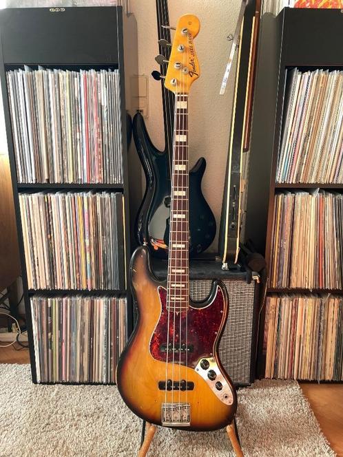 Fender Jazz Bass (1973), Musique & Instruments, Instruments à corde | Guitares | Basses, Utilisé, Électrique, Enlèvement