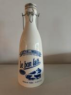 Franse keramieken melkfles “Le bon lait” in perfecte staat, Antiek en Kunst, Ophalen of Verzenden