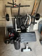 Complete gym, Sport en Fitness, Fitnessmaterialen, Ophalen, Zo goed als nieuw