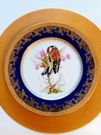 Assiette Limoges bleu cobalt et or, Antiquités & Art, Antiquités | Assiettes décoratives & Carrelages, Enlèvement