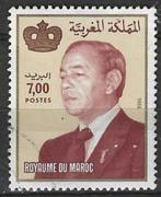 Marokko 1987 - Yvert 1024 - Koning Hassan II - 7,00 d. (ST), Timbres & Monnaies, Timbres | Afrique, Maroc, Affranchi, Envoi