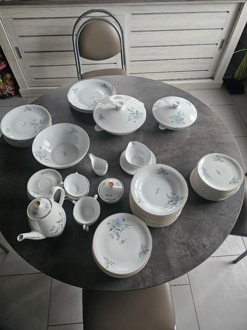 Service de table ancien ( Porcelaine de Baudour "CERABEL"), Antiek en Kunst, Antiek | Porselein, Ophalen