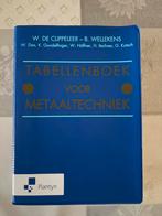 Benny Wellekens - Tabellenboek voor metaaltechniek, Boeken, Ophalen of Verzenden, Zo goed als nieuw, Nederlands, Benny Wellekens; W. de Clippeleer