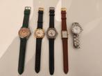 Lots de 5 montres vintage dont 2 automatiques, Enlèvement
