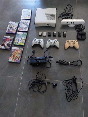 Xbox 360 met kinect en benodigdheden  beschikbaar voor biedingen