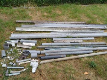 Materiaal voor goten en buizen in gebruikte staat beschikbaar voor biedingen