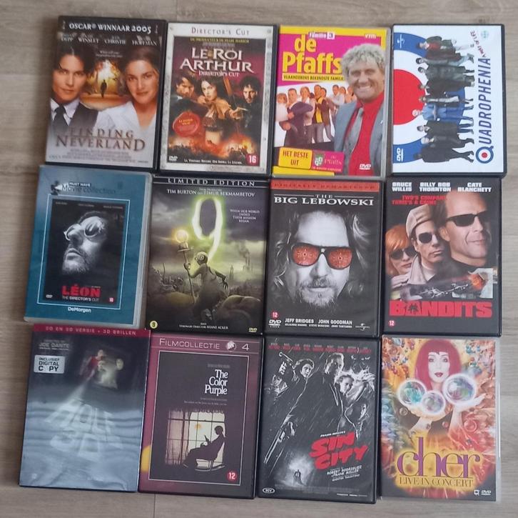 Diverse films en Concerten vanaf 2 euro, Cd's en Dvd's, Dvd's | Overige Dvd's, Zo goed als nieuw, Alle leeftijden, Ophalen of Verzenden