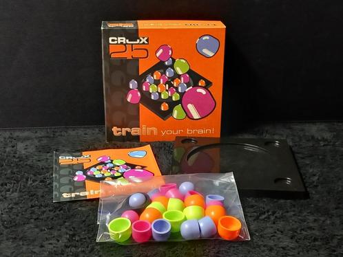 STOPZETTING VERZAMELING Crux 25 train your brain, Hobby en Vrije tijd, Gezelschapsspellen | Bordspellen, Gebruikt, Ophalen of Verzenden