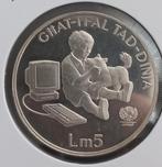 Malta 5 lira 1997 (zilver) - UNICEF, Verzenden, Overige landen, Losse munt, Zilver