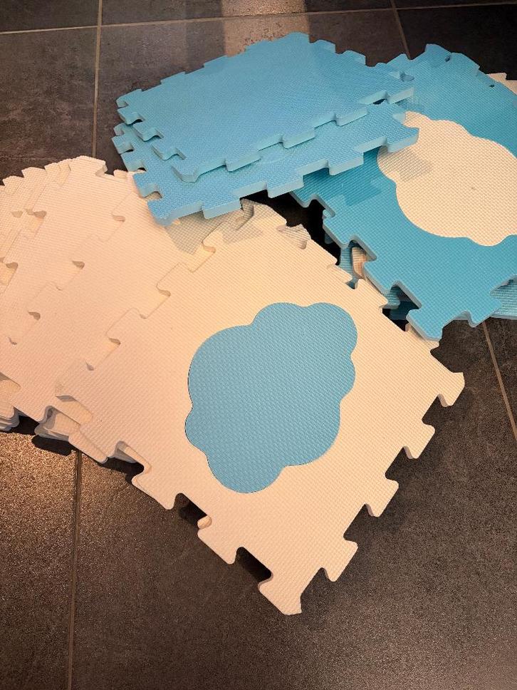 27-delige speelmat wolken, Kinderen en Baby's, Speelgoed | Overig, Zo goed als nieuw, Jongen of Meisje, Ophalen