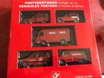 Bpost. Postvoertuigen, vroeger en nu. Miniatuur auto’s, Ophalen, Nieuw