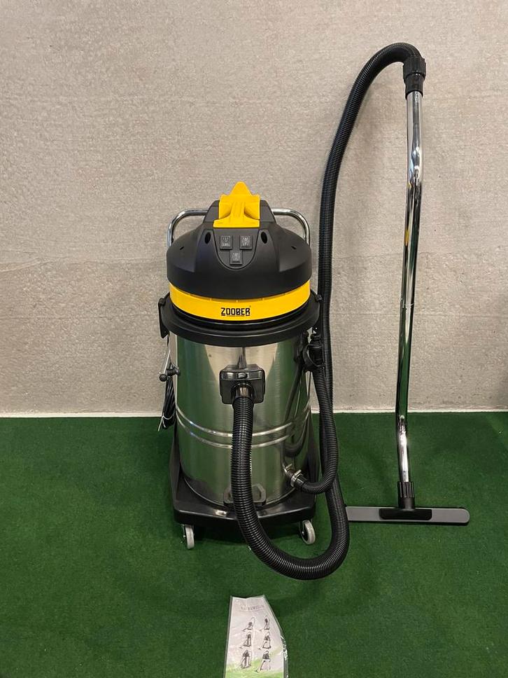 Nieuwe Zoober 3000 watt,60 liter industriële stofzuiger, Electroménager, Aspirateurs, Neuf, Aspirateur, 2000 watts ou plus, Réservoir