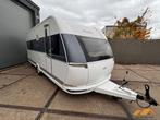 Hobby Excellent 560 FFE 2015 incl. Nieuwe Voortent, Caravans en Kamperen, Vast bed, Rondzit, Hobby, Schokbreker