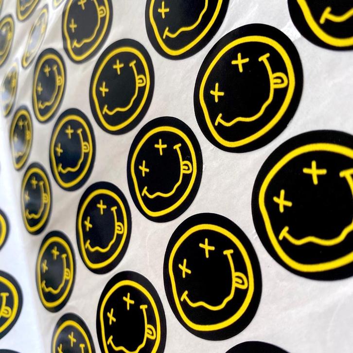 Nirvana stickers - 10 stuks, Verzamelen, Stickers, Nieuw, Overige typen, Ophalen of Verzenden