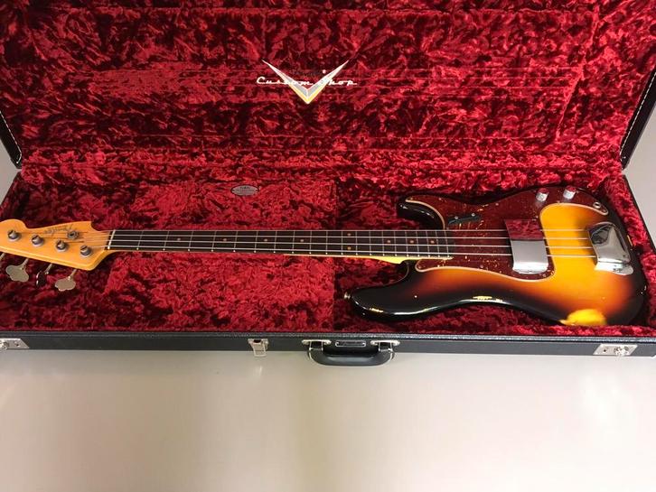 Te Koop Fender Precision Custom Shop Bas, Muziek en Instrumenten, Snaarinstrumenten | Gitaren | Bas, Zo goed als nieuw, Elektrisch