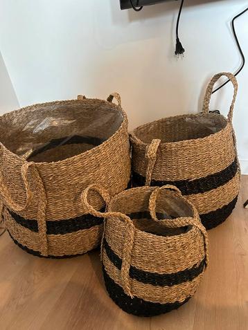 Set van 3 manden nieuw beschikbaar voor biedingen