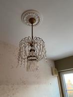 Ancien lustre cristal avec des dorures, Ophalen