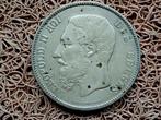 BELGIË 5 FRANK 1868 LEOPOLD II ZILVER, Postzegels en Munten, Zilver, Ophalen of Verzenden, Losse munt, Zilver