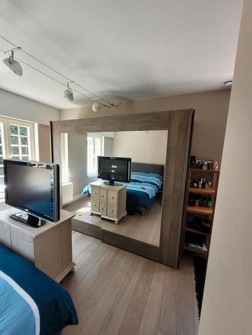 Kleerkast, dubbele schuifdeur, dubbele spiegel 250x214x59, Huis en Inrichting, Kasten | Kleerkasten, Zo goed als nieuw, Ophalen