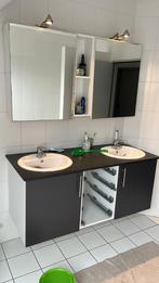 Badkamer meubel met spiegelkast, Huis en Inrichting, Ophalen, 100 tot 150 cm, 100 tot 150 cm, 50 tot 75 cm