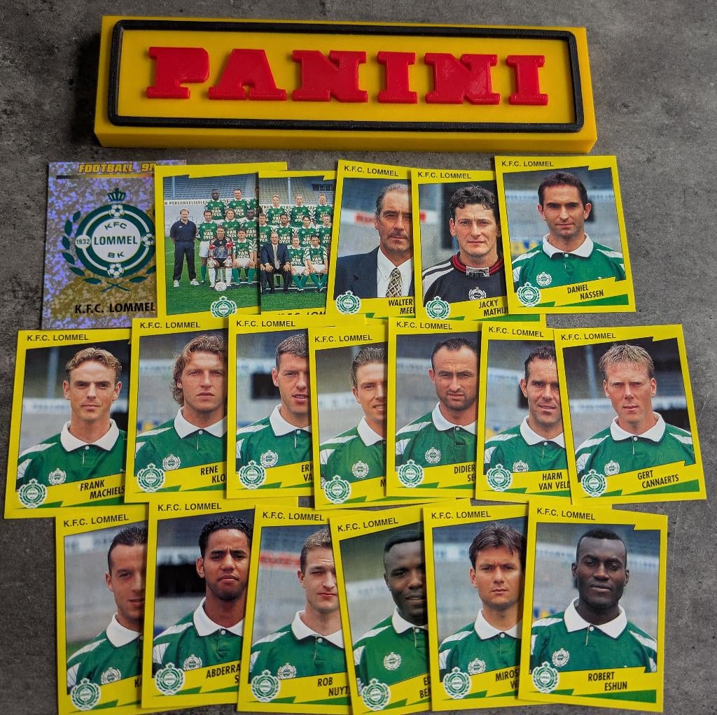 Panini FOOTBALL 98 19 STICKERS 1998 FC LOMMEL VOETBAL, Hobby en Vrije tijd, Stickers en Plaatjes, Nieuw, Ophalen of Verzenden