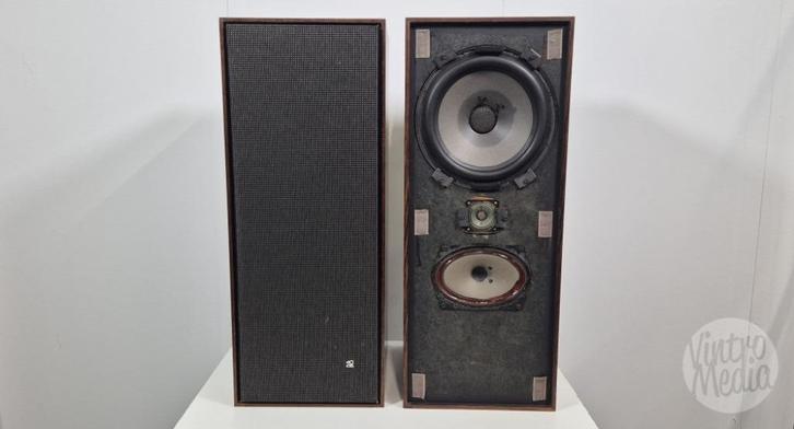 Bang & Olufsen Beovox 2400 Luidsprekers | Speakers | Vintage, Audio, Tv en Foto, Luidsprekerboxen, Gebruikt, Front, Rear of Stereo speakers