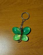 Porte clé papillon vert paillettes, Collections, Porte-clés, Enlèvement, Utilisé, Animal et Nature