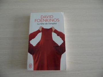 LA TÊTE DE L'EMPLOI      DAVID FOENKINOS beschikbaar voor biedingen