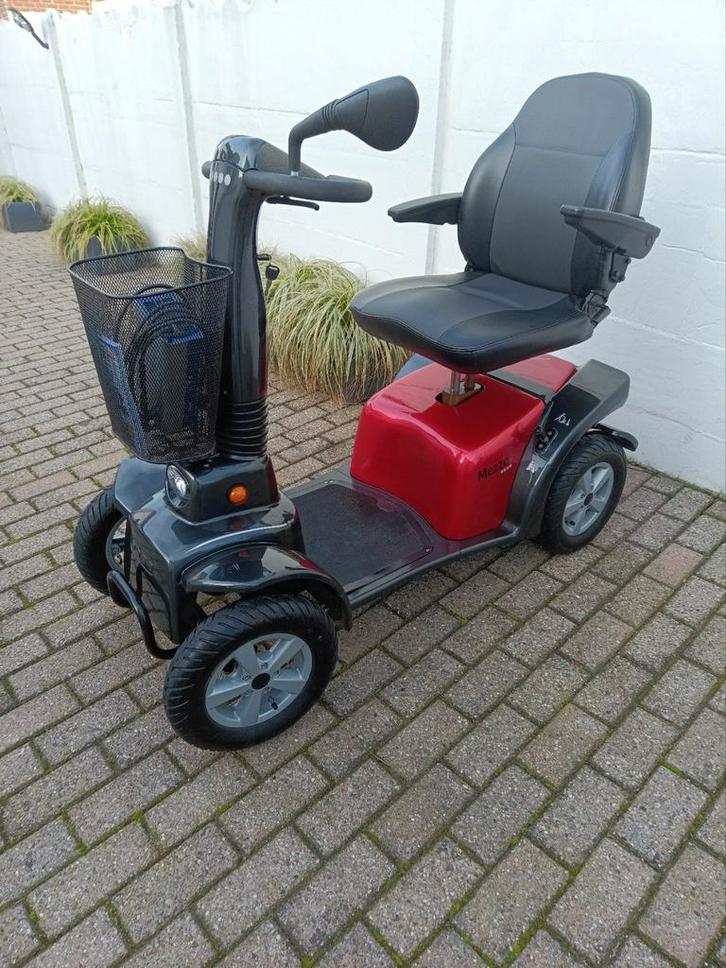 Comfortabel Scootmobiel MEZZO 4 Rosso (GRATIS LEVERING), Diversen, Rolstoelen, Zo goed als nieuw, Elektrische rolstoel, Ophalen of Verzenden