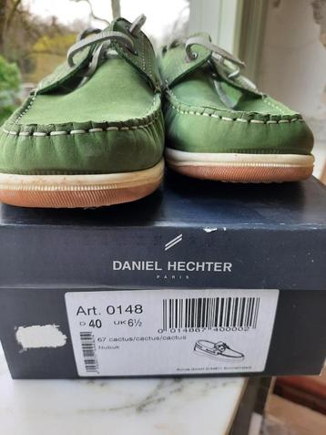 chaussures bateau vertes pour femmes Daniel Hechter - taille