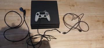 Câbles et manette PS4 Pro +, Enlèvement, Comme neuf, Pro, Avec jeux