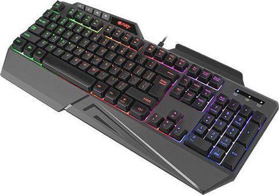 Fury Skyraider Gaming keyboard, Informatique & Logiciels, Claviers, Utilisé, Azerty, Filaire, Clavier gamer, Touches multimédia