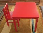 Kindertafel + stoel Ikea (A), Kinderen en Baby's, Kinderkamer | Tafels en Stoelen, Ophalen, Gebruikt