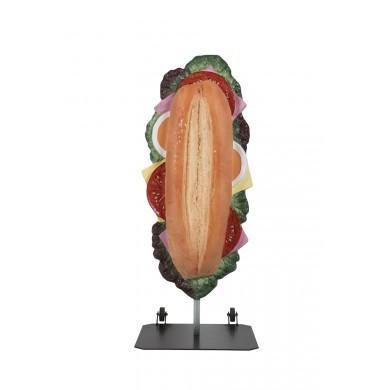 Broodje gezond 160cm - broodje gezond verrijdbaar - hangend, Verzamelen, Merken en Reclamevoorwerpen, Nieuw, Ophalen