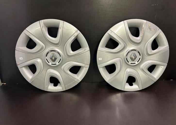 2 originele Capture Clio Megane Scenic 16" wieldoppen, Auto diversen, Wieldoppen, Gebruikt, Ophalen of Verzenden