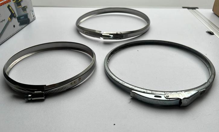 Spanringen -Klembanden, Doe-het-zelf en Bouw, Ventilatie en Afzuiging, Nieuw, Ventilator en Afzuiger, Ophalen of Verzenden