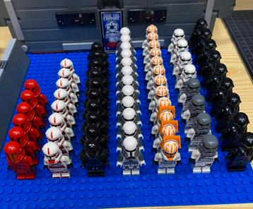 Lot van 60 nieuwe star wars clones beschikbaar voor biedingen
