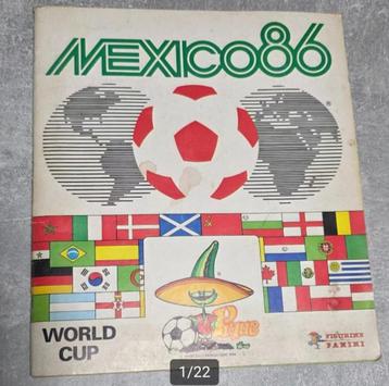 Panini+Mexico 86+Platini+Maradona+Album Panini+WC 86 beschikbaar voor biedingen