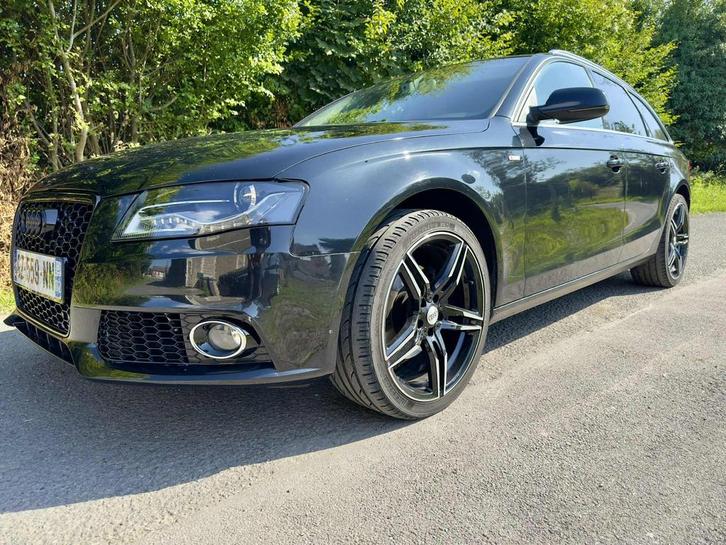 Audi A4 B8, Auto's, Audi, Particulier, A4, Achteruitrijcamera, Diesel, Break, 5 deurs, Automaat, Zwart, Beige, Leder, Ophalen