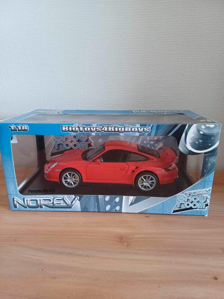 Norev Porsche 911 GT2 van 2007 Diecast 187502 NIEUW, Hobby en Vrije tijd, Modelauto's | 1:18, Nieuw, Auto, Norev, Ophalen