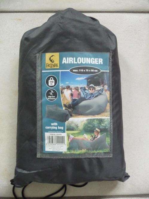 Airlounger Froyak Nieuw, Caravans en Kamperen, Luchtbedden, Nieuw, 1-persoons, Ophalen of Verzenden