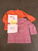 2 t-shirts lange mouwen -merk Steff-maat 80, Ophalen, Gebruikt