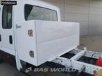 Iveco Daily 35C16 3.0L Open Laadbak met Kist Dubbel Cabine D, Stof, Gebruikt, Euro 6, 4 cilinders
