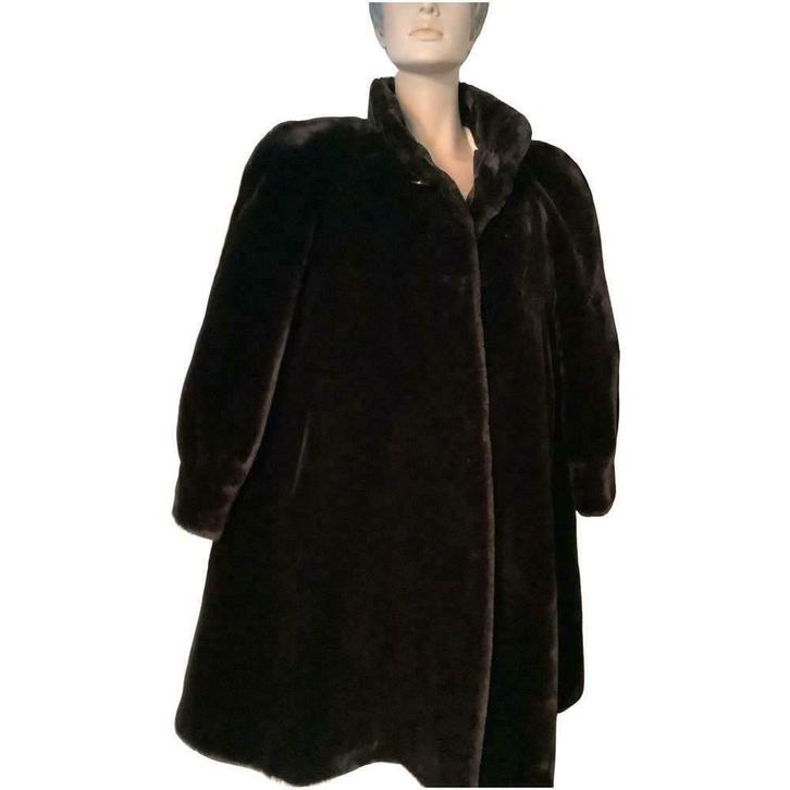 Luxor Bontjas COUTURE HéLèNE 40/42 NIEUW, Kleding | Dames, Jassen | Winter, Nieuw, Maat 38/40 (M), Bruin, Ophalen of Verzenden