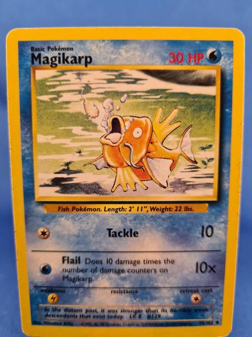 Magikarp 35/102 - Base, Hobby & Loisirs créatifs, Jeux de cartes à collectionner | Pokémon, Comme neuf, Envoi