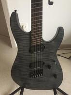 Guitare ESP LTD M-1000 Multi-Scale See Thru Black Satin, Overige merken, Zo goed als nieuw, Semi-solid body, Ophalen