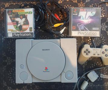 Console ps1 + jeux, Enlèvement ou Envoi, Comme neuf
